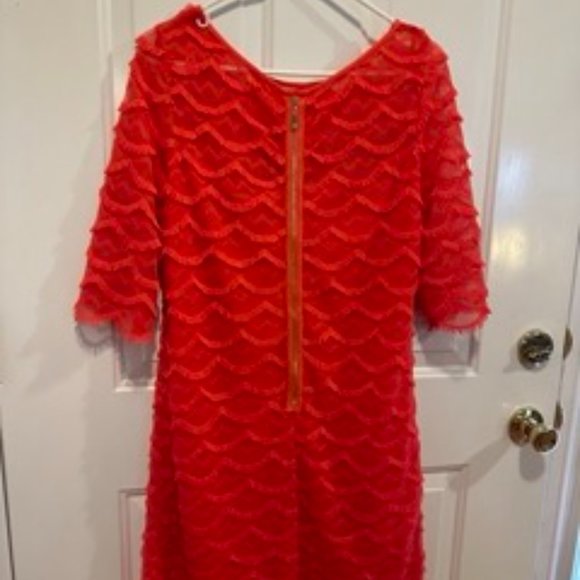 Orange Dress Size 10 - Picture 2 of 2